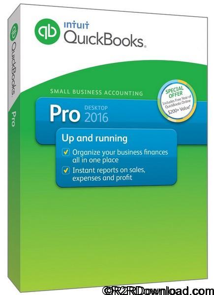 Intuit QuickBooks Desktop Pro 2016 16.0 R11 Free Download