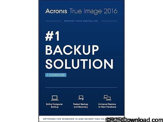 Acronis True Image 2016 19.0 Free Download