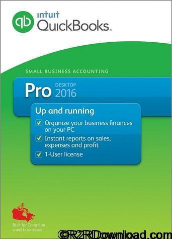 Intuit QuickBooks Pro 2016 R11 Canadian Edition Free Download