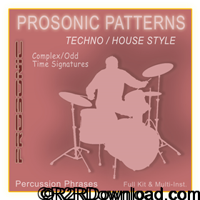 Prosonic Techno House Drum MIDI Library Complex Signatures Vol.1