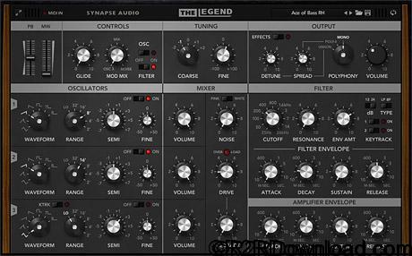 Synapse Audio Software The Legend v1.1 Free Download