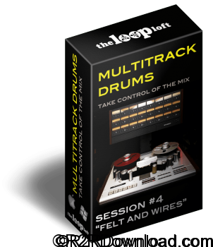 The Loop Loft Felt and Wires Multitrack Drums Session 4 WAV