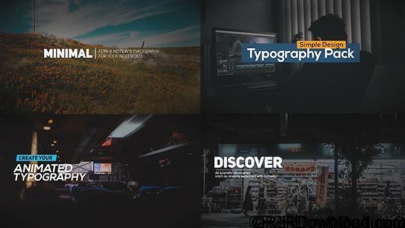 Animated Typography Titles for Final Cut Pro X Motion 5 (Mac OS X)