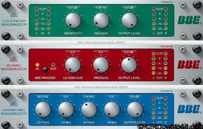 BBE Sound All Plugins Bundle VST AU RTAS v1.2 Free Download (WIN-OSX)