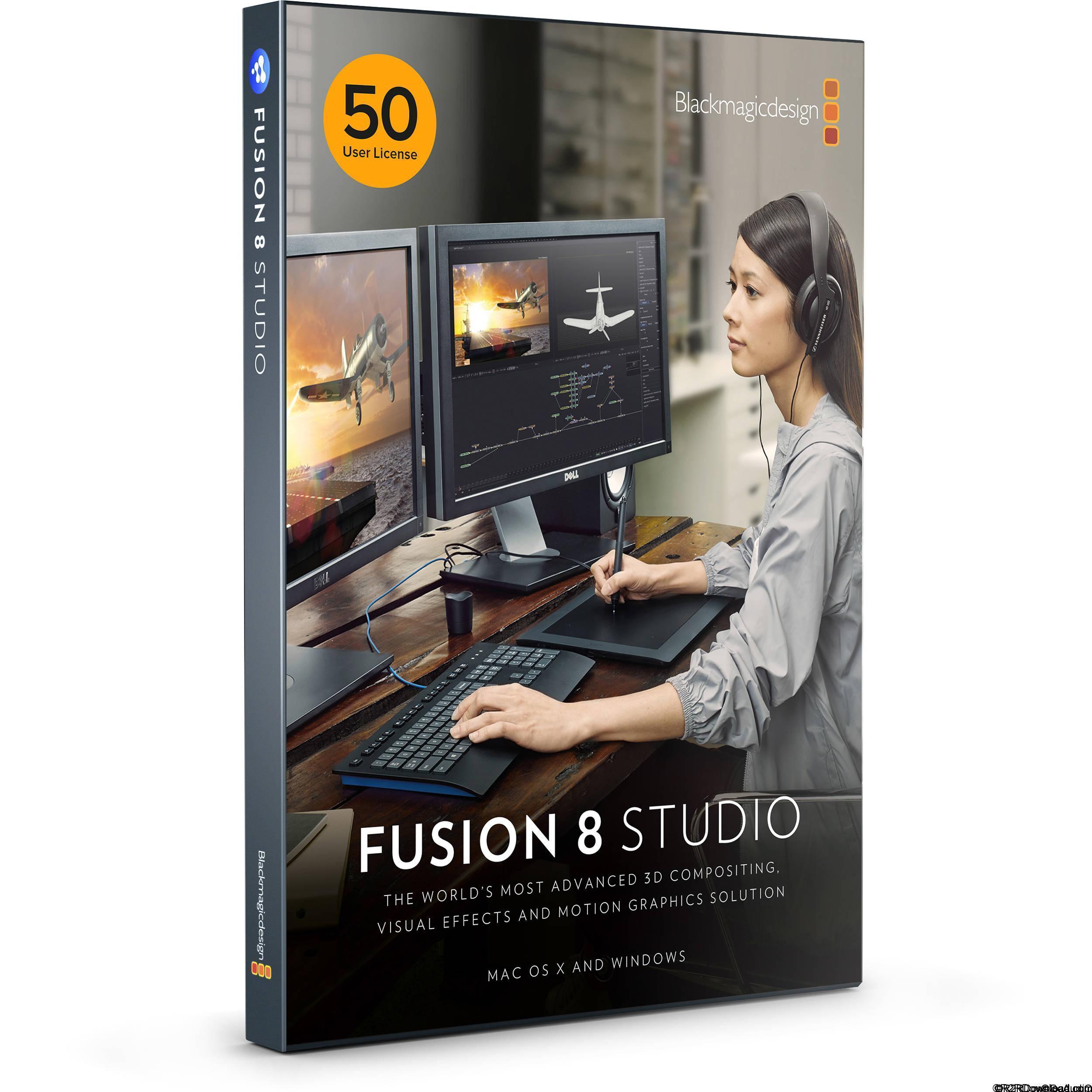 Blackmagic Design Fusion Studio 8.2 Free Download (x64)