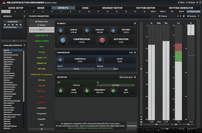 MeldaProduction MDrummer Large 7 Free Download (WIN-OSX)