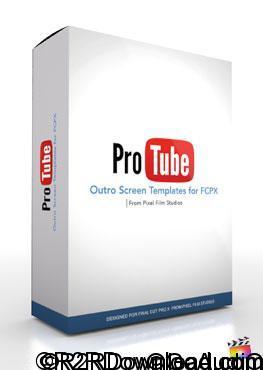 Pixel Film Studios ProTube Outro for Final Cut Pro X (macOSX)