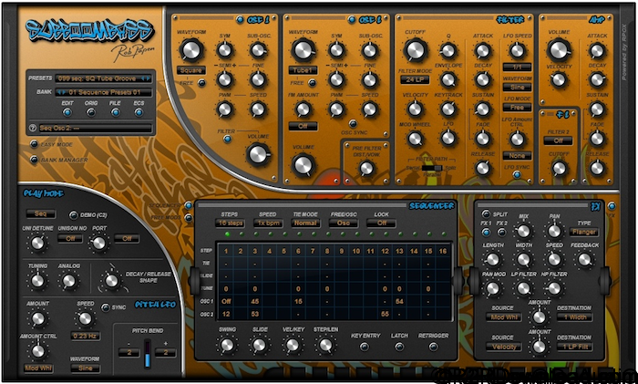 Rob Papen SubBoomBass v1.1.2 (Mac OS X)