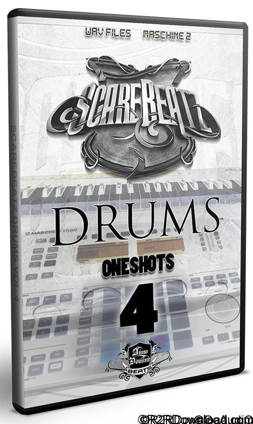 Scarebeatz Drums Vol.4 (Oneshots) WAV Ni MASCHINE