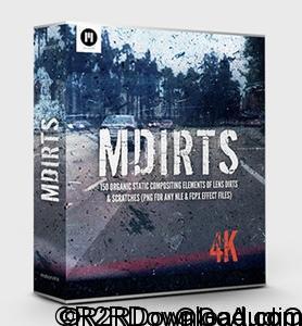 mDirts 4K – 150 Organic Static Compositing Elements for Final Cut Pro X (Mac OS X)