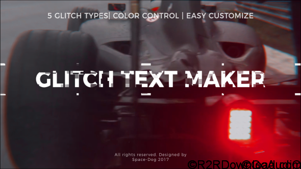 Videohive Glitch Text Maker Free Download