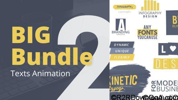 Videohive Texts Animation Bundle Pack 2 Free Download