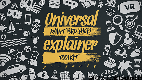 Videohive Universal Paint Brushed Explainer Toolkit Free Download