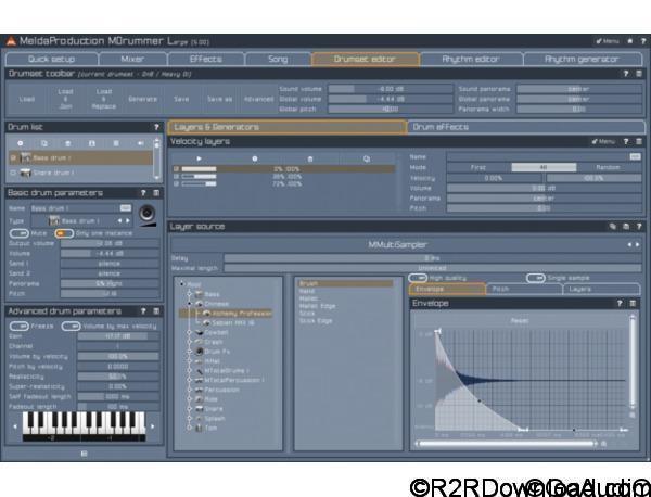 MeldaProduction MDrummer Large v7.02 Free Download (WIN-OSX)