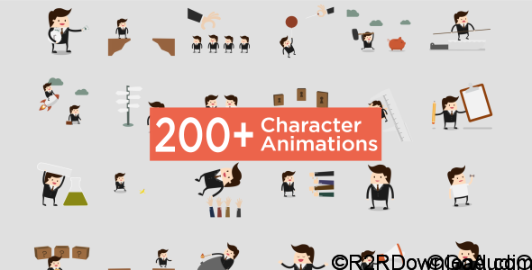 VIDEOHIVE CHARACTER ANIMATION PACK FREE DOWNLOAD