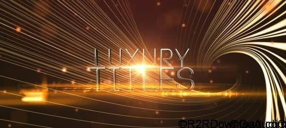 VIDEOHIVE ELEGANT LUXURY TITLES Free Download