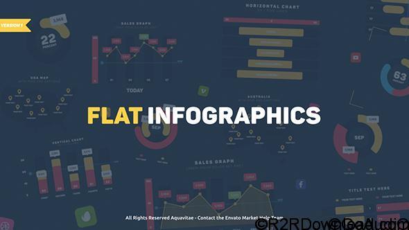 VIDEOHIVE FLAT DESIGN INFOGRAPHICS FREE DOWNLOAD