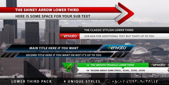 VIDEOHIVE LOWER THIRD PACK FREE DOWNLOAD