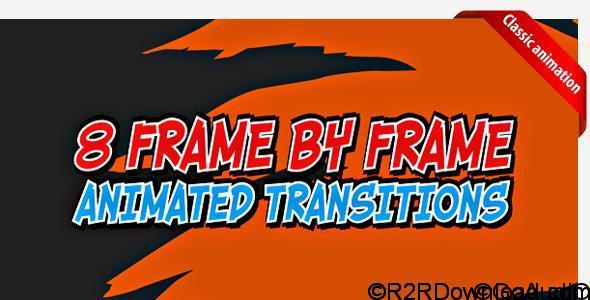 VideoHive Cartoon transitions 3884538 Free Download