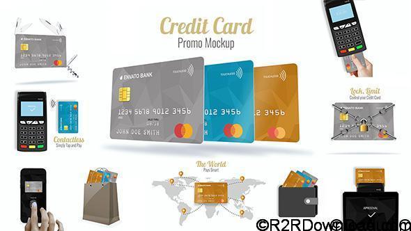 VideoHive Credit Card Promo Mock-up Free Download-20535580