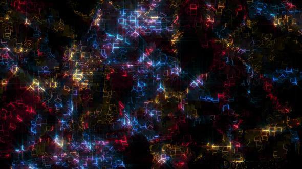 VideoHive Glowing Cubes Particles Free Download (Motion Graphics)