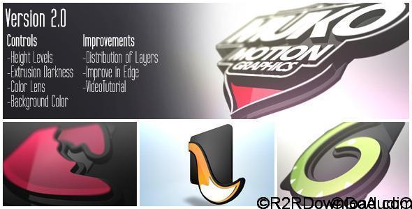 VideoHive Logo 3D Levels v2 Free Download