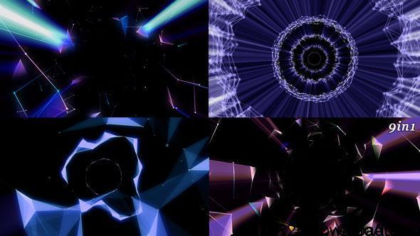 VideoHive Plexus Fly (9-Pack) Free Download