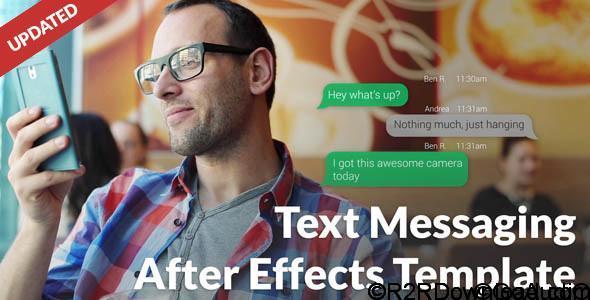 VideoHive Text Message with Photo and Video Options Free Download