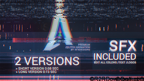 VideoHive The Ultimate Glitch Logo Intro V2 | Fatal Error Free Download