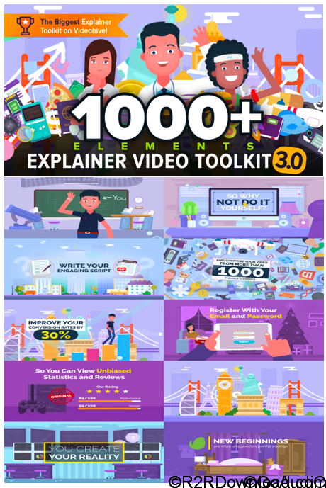 Videohive Explainer Video Toolkit 3.5 Free Download