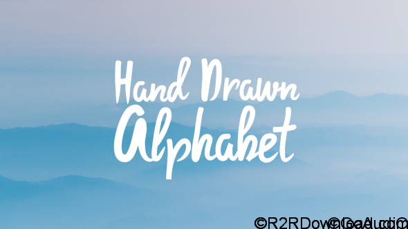 Videohive Hand Drawn Alphabet Free Download