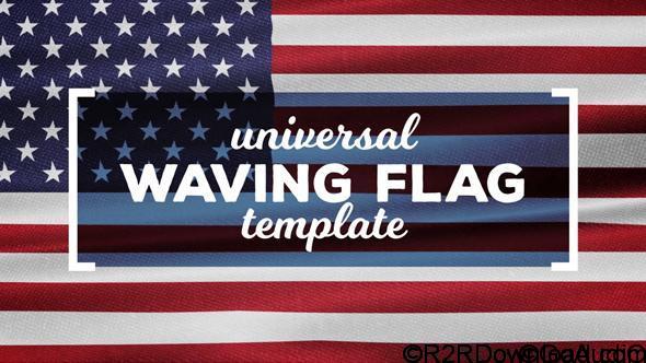 Videohive Waving Flags Maker Free Download