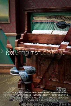 8Dio 1901 Upright Studio Piano KONTAKT