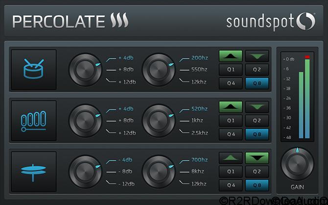 SoundSpot Percolate VST VST3 AU AAX v1.0.1 Free Download (WIN-OSX)