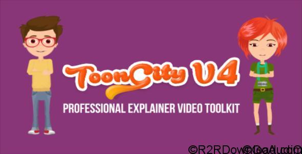 VIDEOHIVE EXPLAINER VIDEO TOOLKIT TOON CITY 4 FREE DOWNLOAD