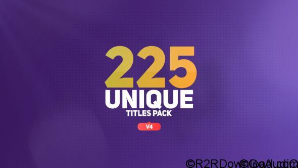 VIDEOHIVE THE TITLES 16452285 FREE DOWNLOAD