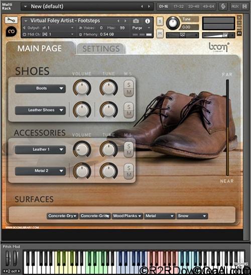 BOOM Library Virtual Foley Artist Footsteps KONTAKT