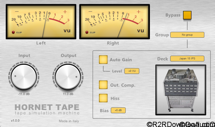 HoRNet Tape AU,VST2.4,VST3,AAX (WIN-OSX)