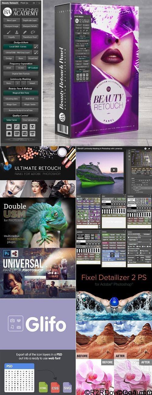 Photoshop Panels & Plugins Collection (Updated 08.04.2018) Free Download