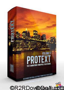 Pixel Film Studios – ProText Volume 5 for Final Cut Pro X (Mac OS X)