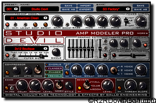 Studio Devil Amp Modeler Pro v1.5 Free Download (WIN-OSX)