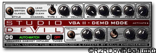 Studio Devil Virtual Guitar Amp II (WIN-OSX)