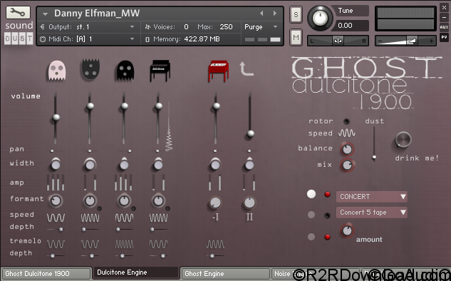 sound DUST Ghost Dulcitone 1900 KONTAKT