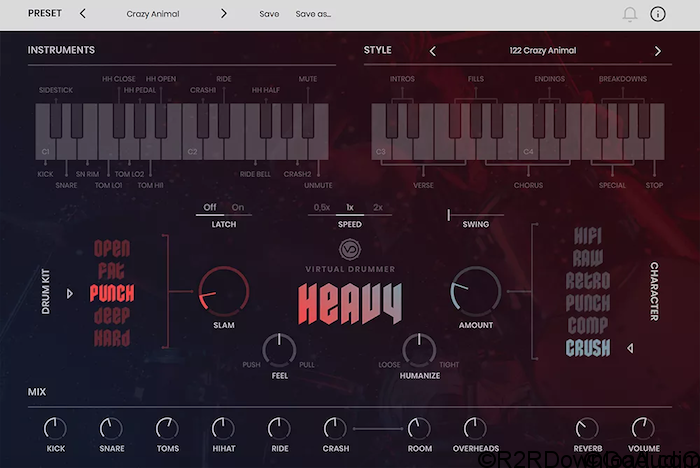 UJAM Virtual Drummer HEAVY v1.0.0 Free Download (WIN-OSX)