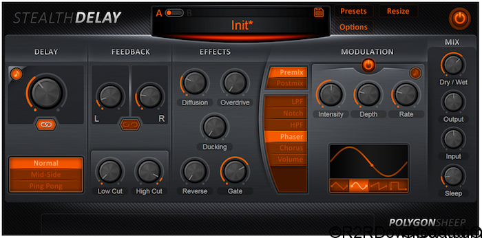 PolygonSheep Stealth Delay 1.1.0 VST, VST3, AU (WIN-OSX)