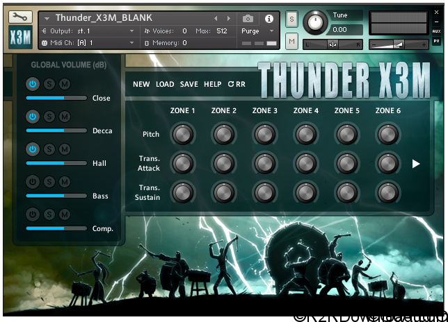 StrezovSampling Thunder X3M Instruments V.1.2 KONTAKT