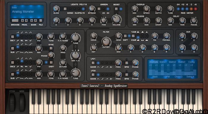 Tone2 Saurus 2 VST AU Free Download (Mac OS X)