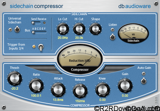 db audioware Sidechain Compressor v2.0.0