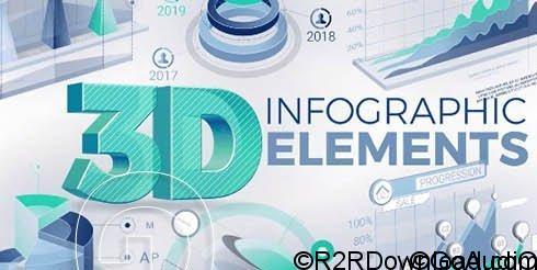 3D Infographic Elements After Effects Free Download