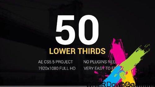 Lower Third Pack After Effects 58236 Free Download